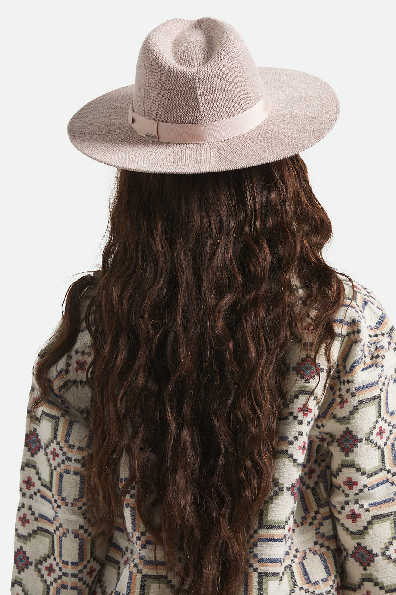 BRIXTON LYONS KNIT PACKABLE HAT - CHALK PINK