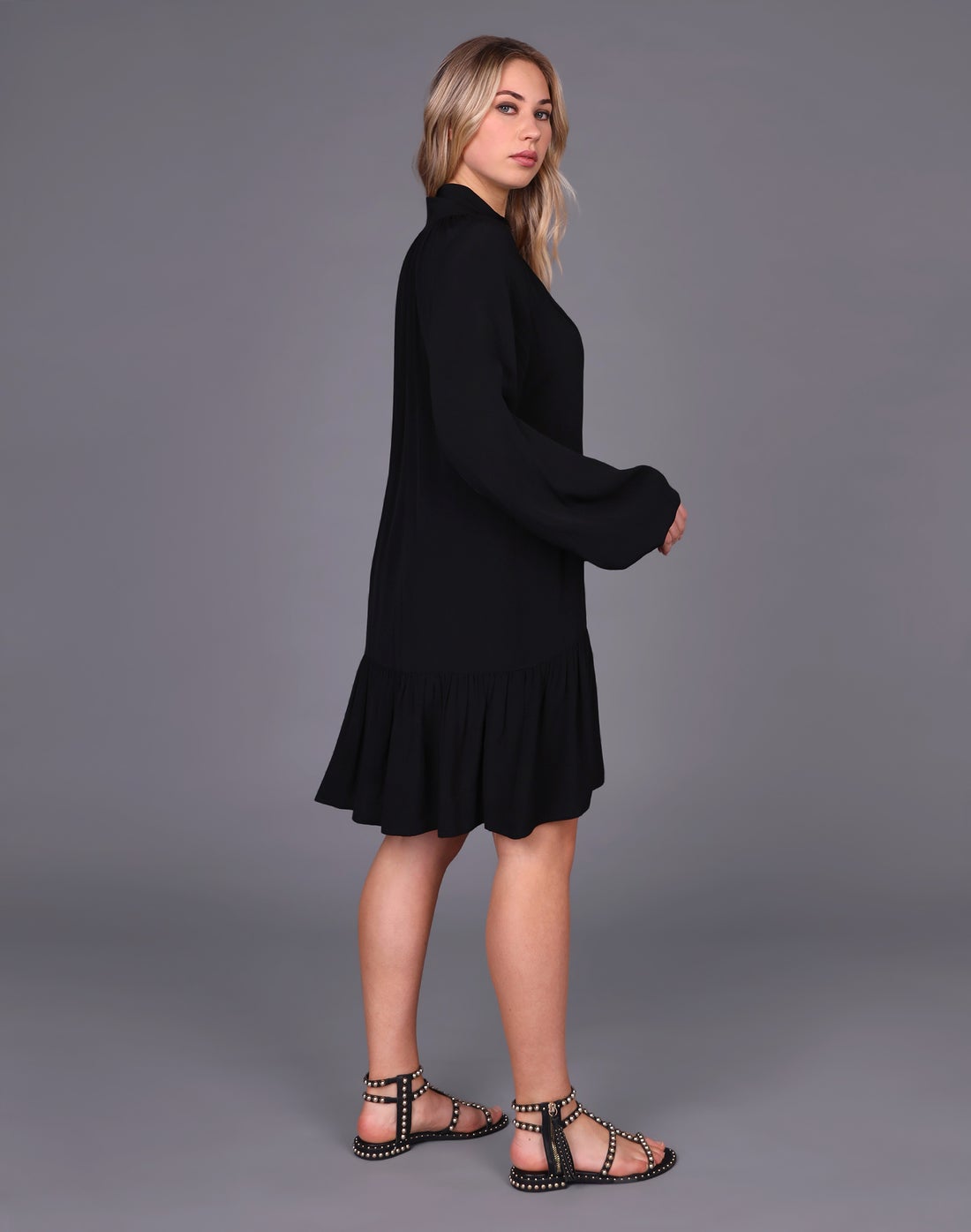 STORM TIE FRONT DRESS