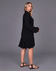 STORM TIE FRONT DRESS