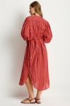 SEA LEVEL VACAY BOHO LONG SHIRT DRESS