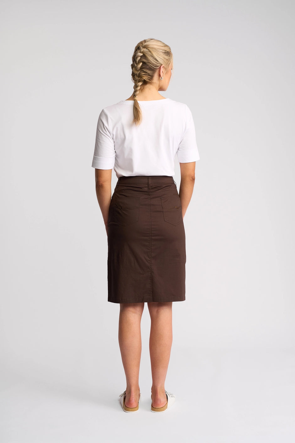 VASSALLI POPPY POPLIN SKIRT