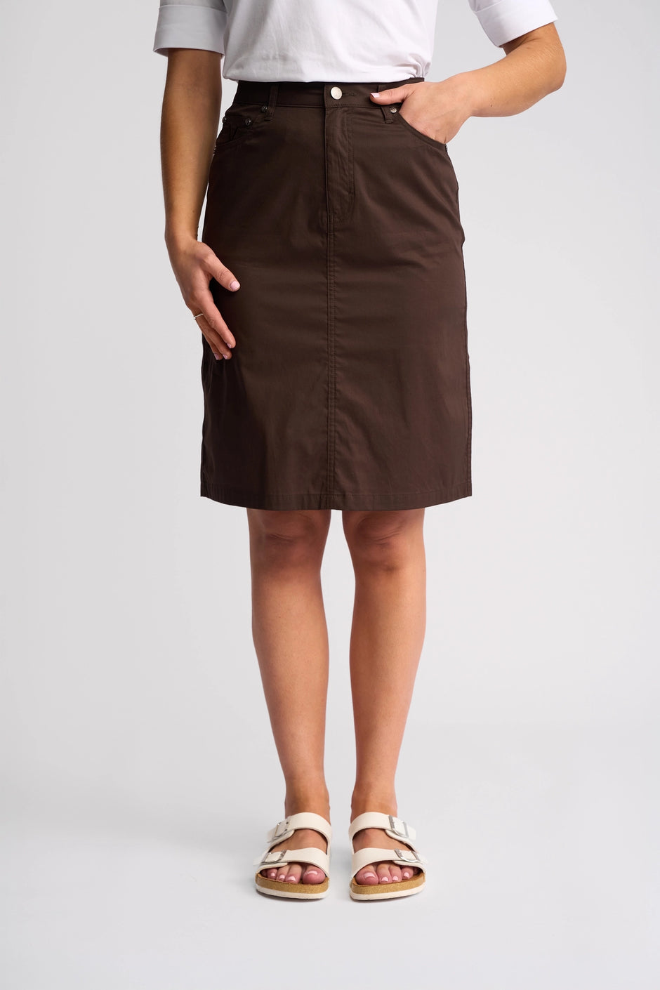 VASSALLI POPPY POPLIN SKIRT