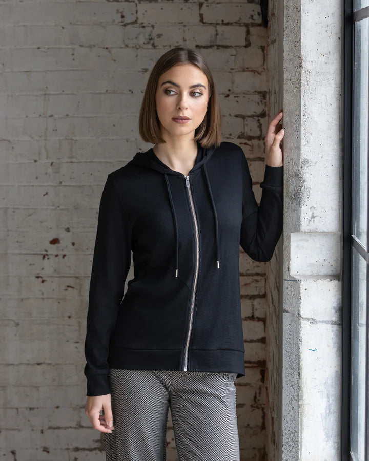 VASSALLI SHIELD MERINO ZIP UP HOODED JACKET