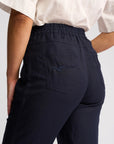VASSALLI OXFORD SLIM LEG ANKLE GRAZER PANT
