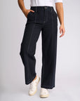 VASSALLI OSLO WIDE LEG ANKLE GRAZER PANT