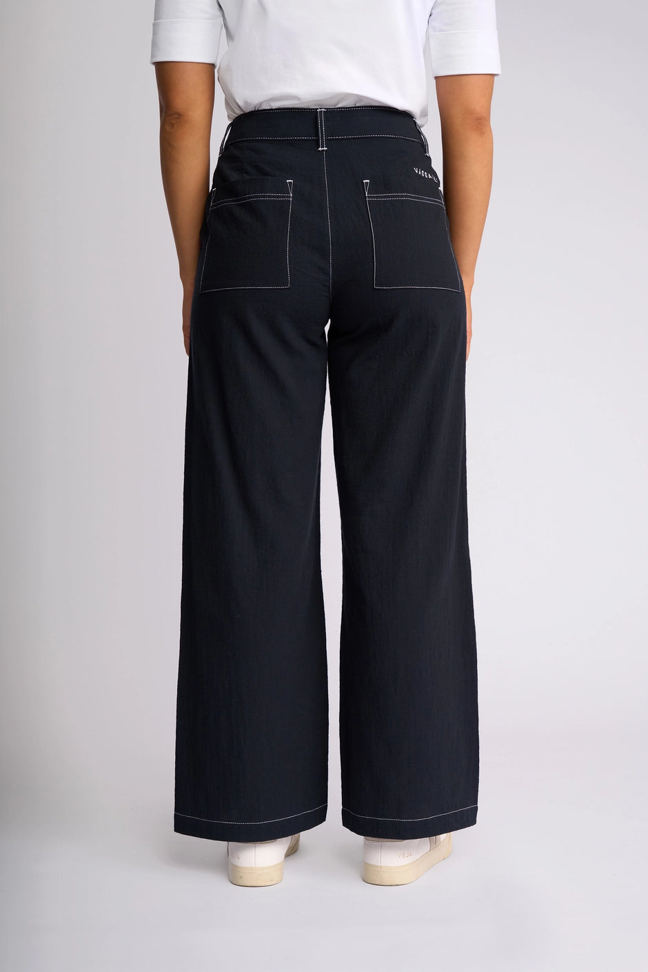 VASSALLI OSLO WIDE LEG ANKLE GRAZER PANT