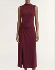 STAPLE THE LABEL VELO TWIST MIDI DRESS
