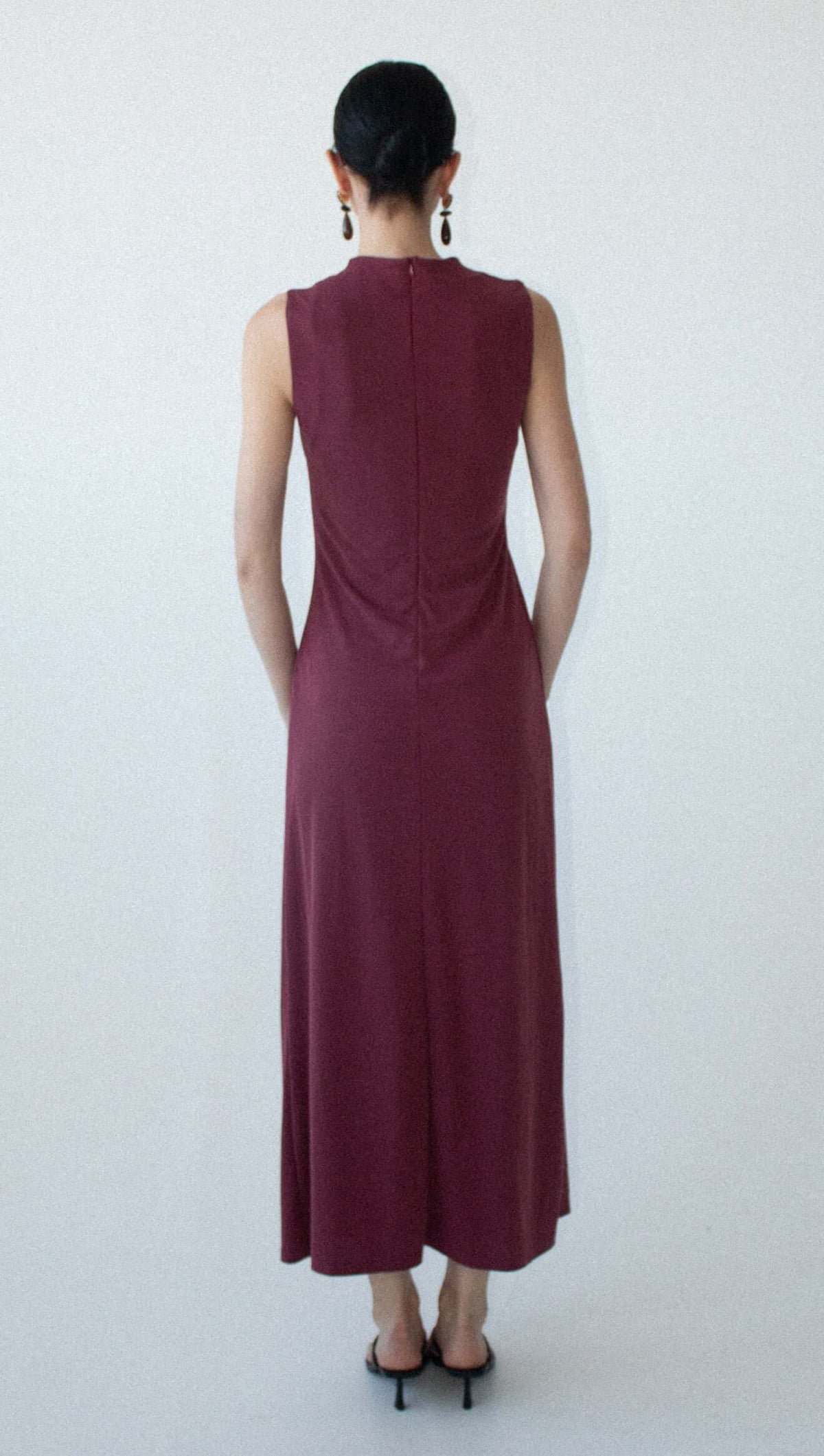 STAPLE THE LABEL VELO TWIST MIDI DRESS