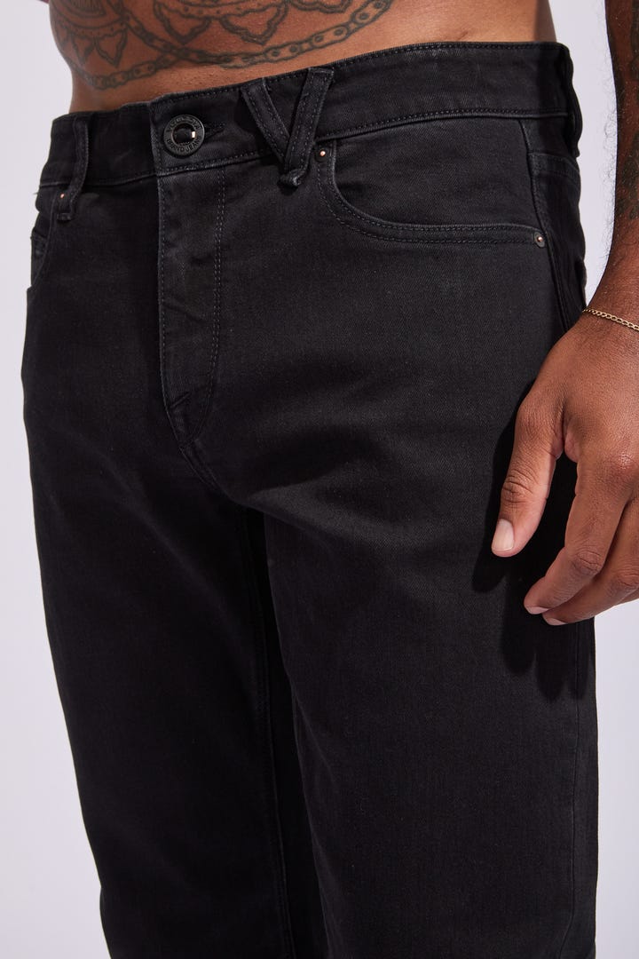 VOLCOM VORTA JEANS - BLACK OUT