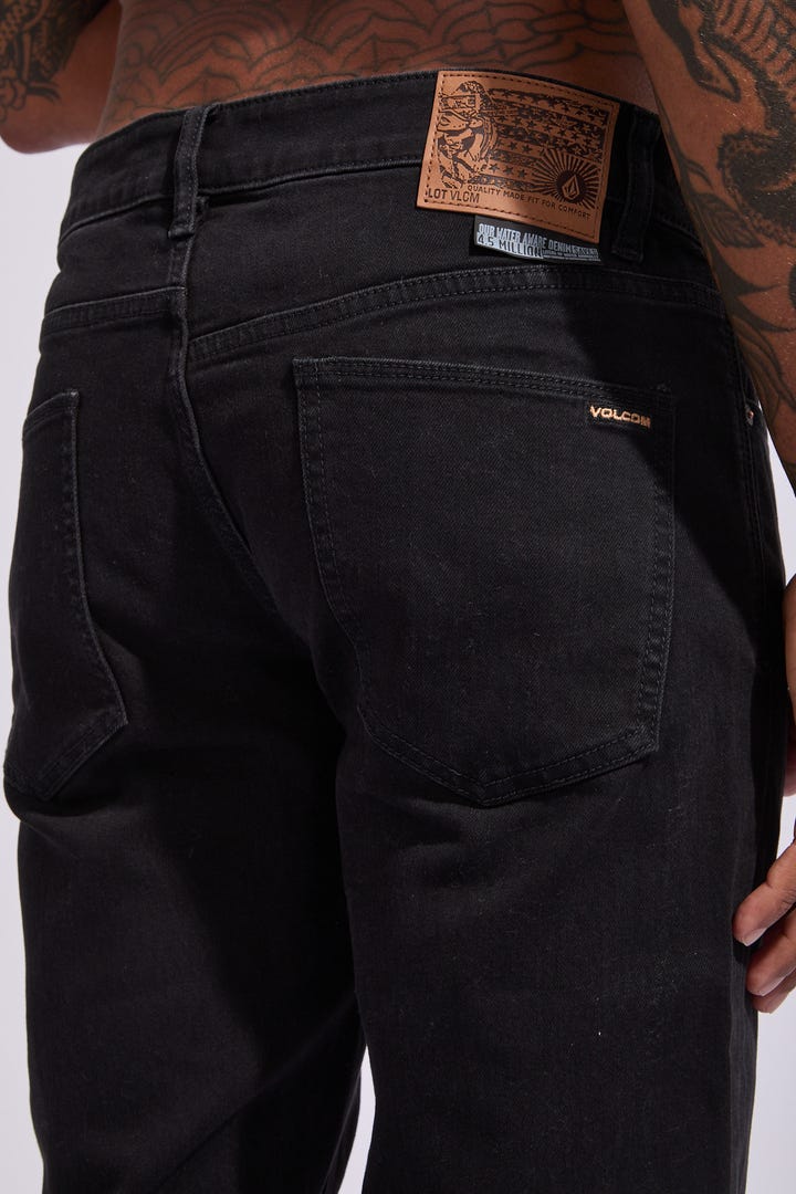 VOLCOM VORTA JEANS - BLACK OUT