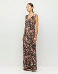 JULIETTE HOGAN KENNA DRESS( BLUSH PETALS )