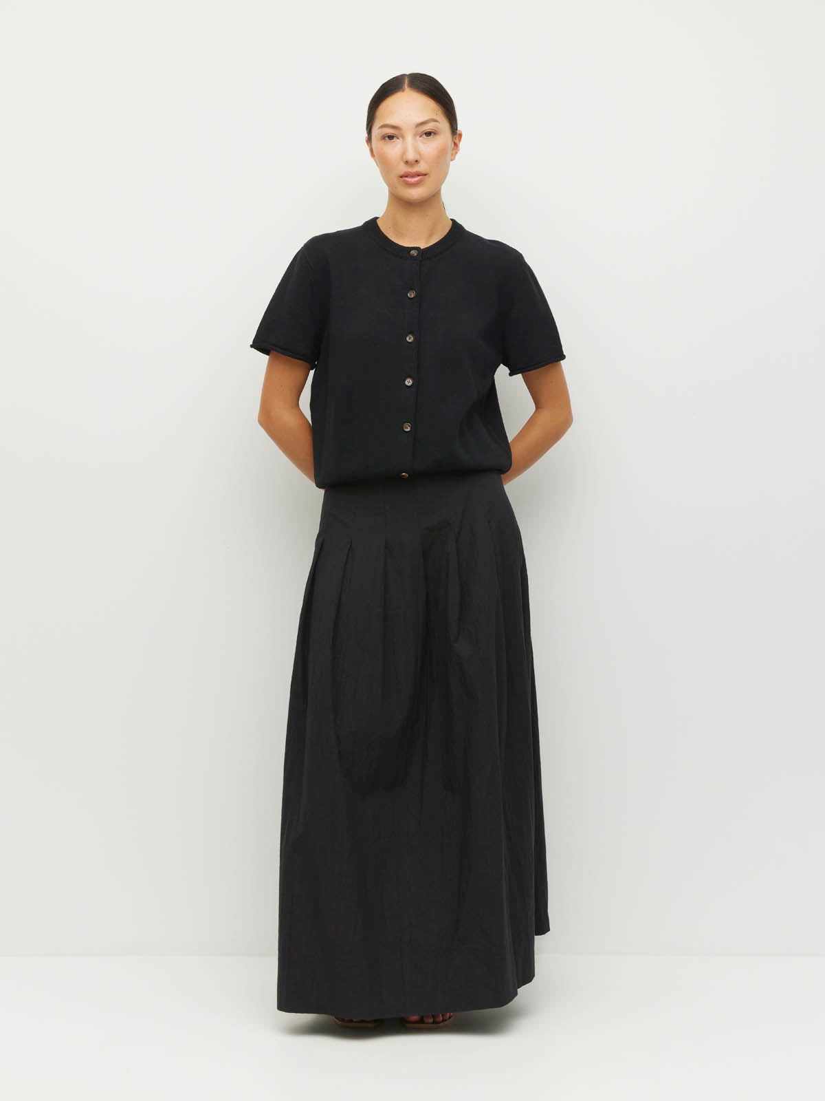 JULIETTE HOGAN KITA SKIRT (CRUSHED COTTON)