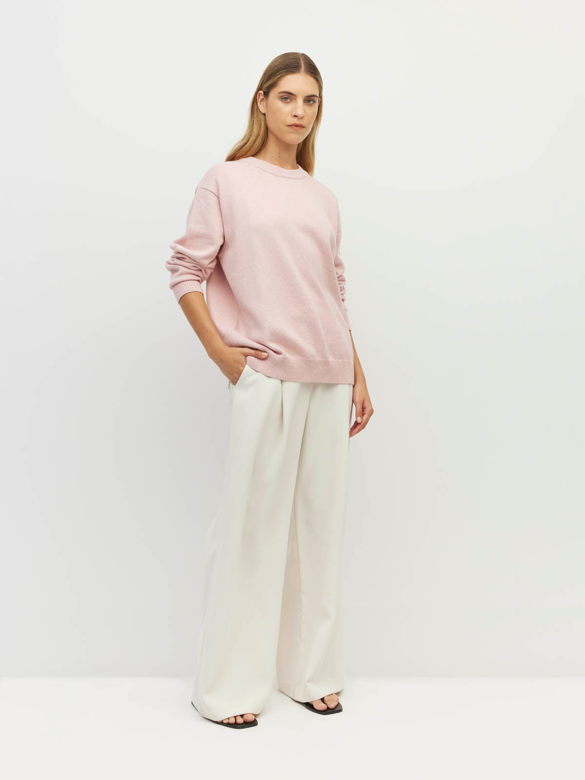 JULIETTE HOGAN COTTON SWEATSHIRT ( COTTON KNIT )
