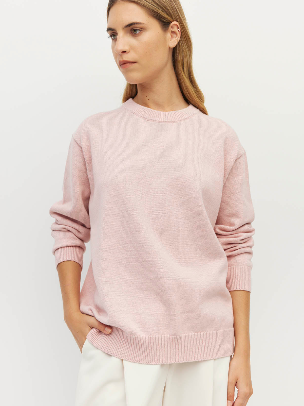 JULIETTE HOGAN COTTON SWEATSHIRT ( COTTON KNIT )