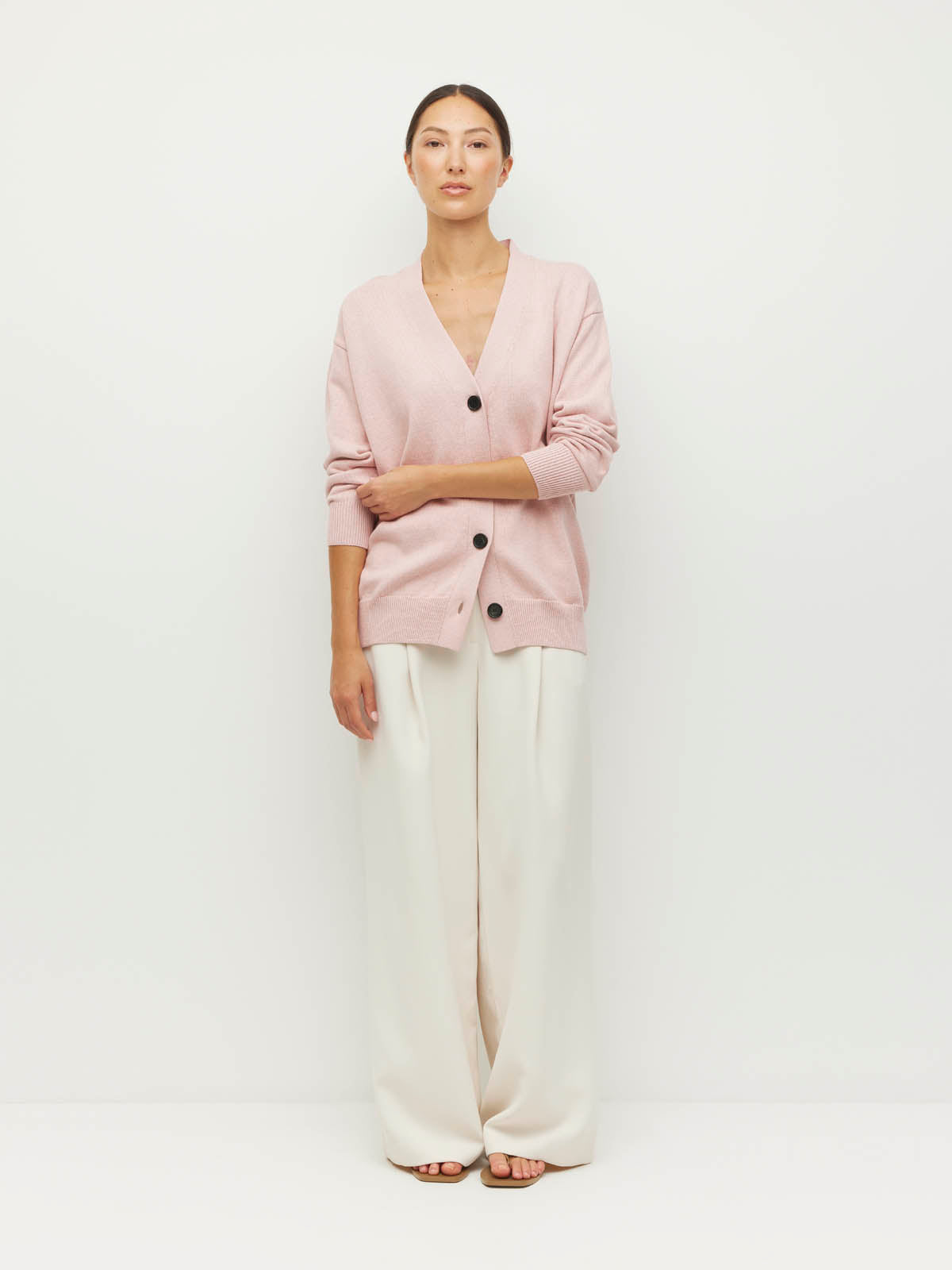 JULIETTE HOGAN MARVIN CARDI ( COTTON KNIT )