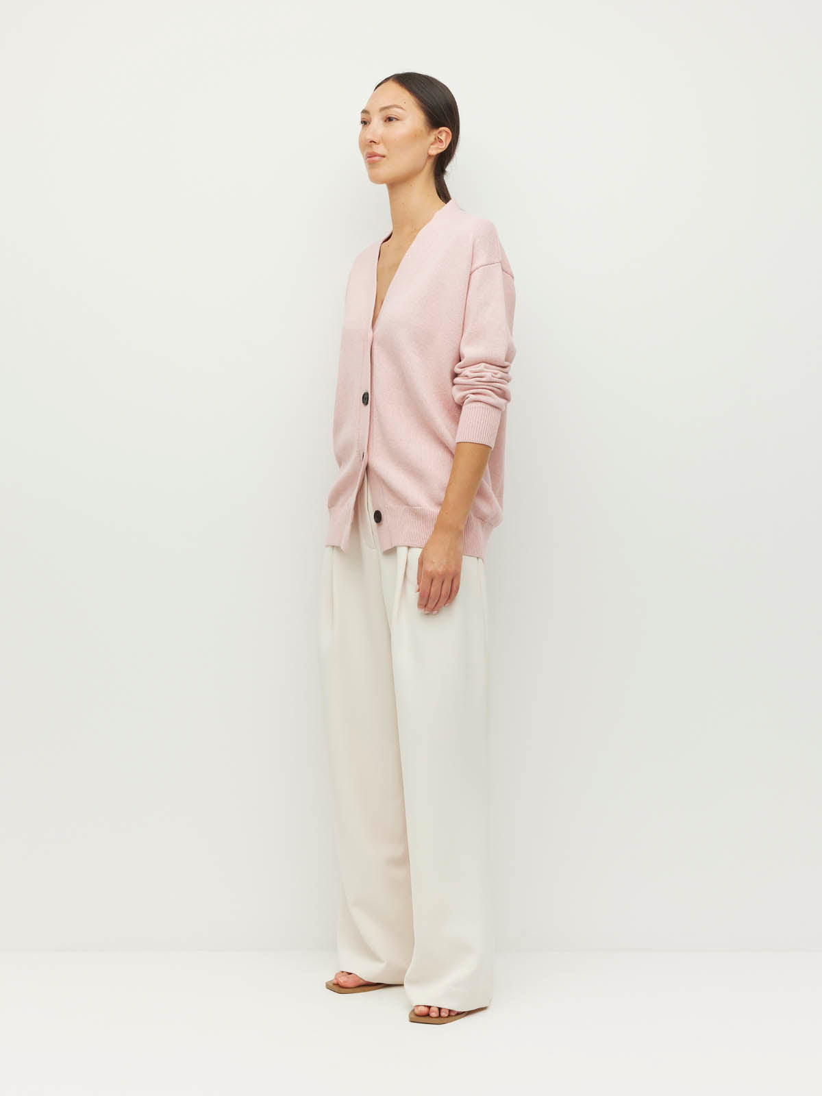 JULIETTE HOGAN MARVIN CARDI ( COTTON KNIT )