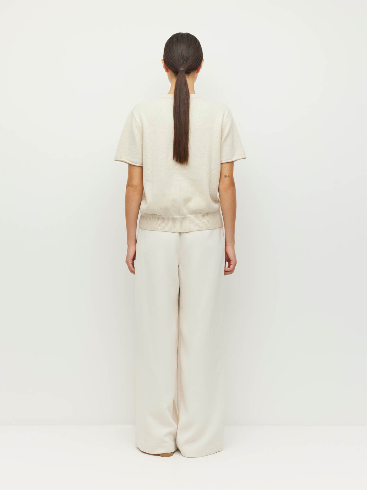 JULIETTE HOGAN TWIN T CARDI ( COTTON KNIT )