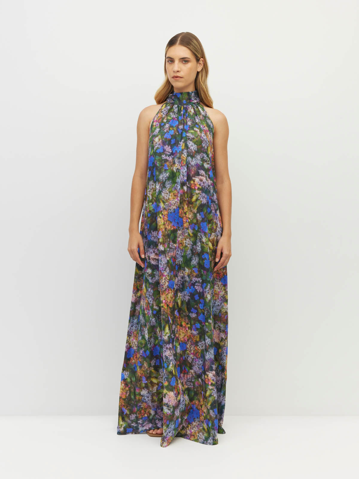 JULIETTE HOGAN NICO DRESS (ELECTRIC MEADOW COTTON)