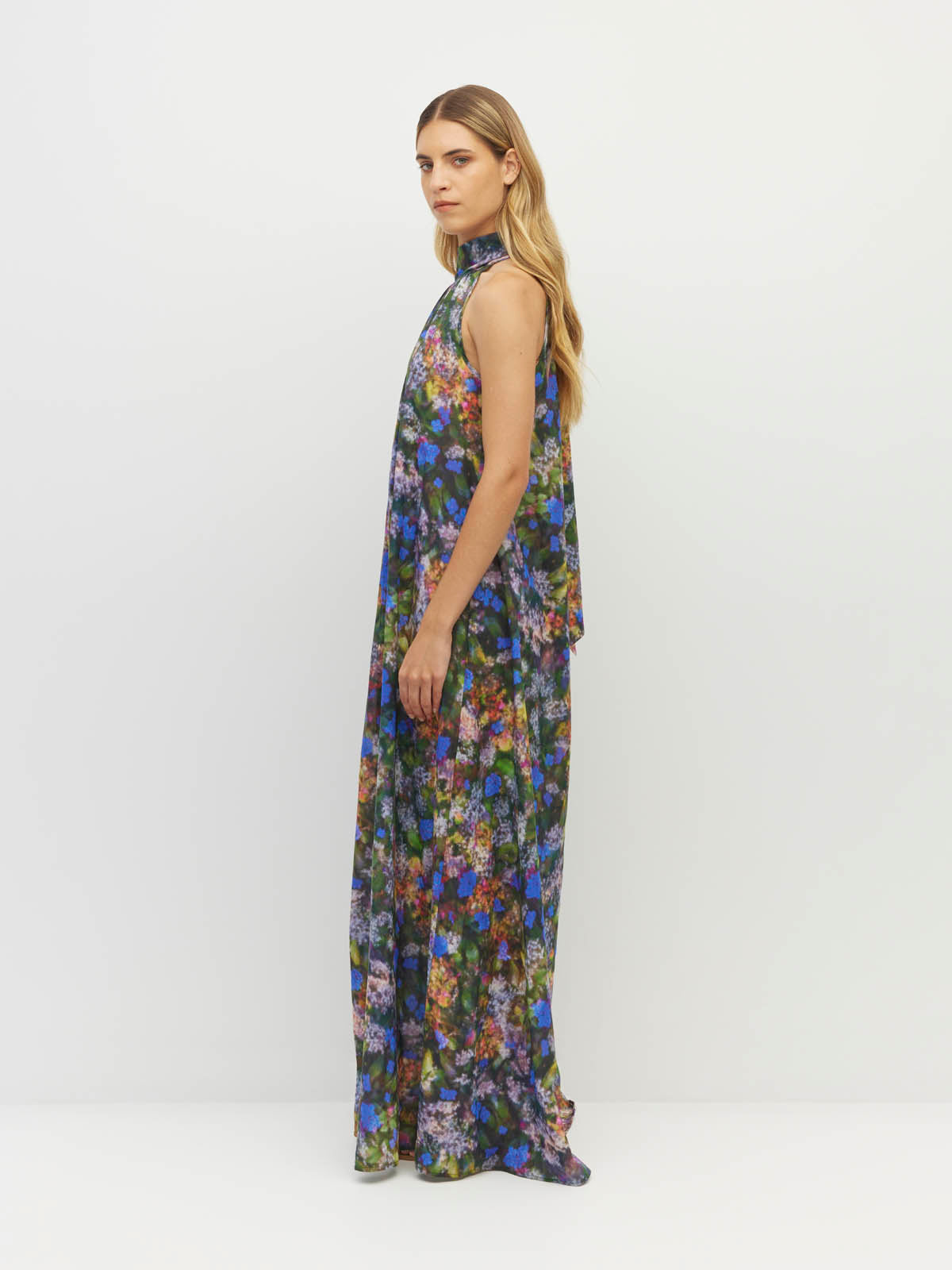 JULIETTE HOGAN NICO DRESS (ELECTRIC MEADOW COTTON)