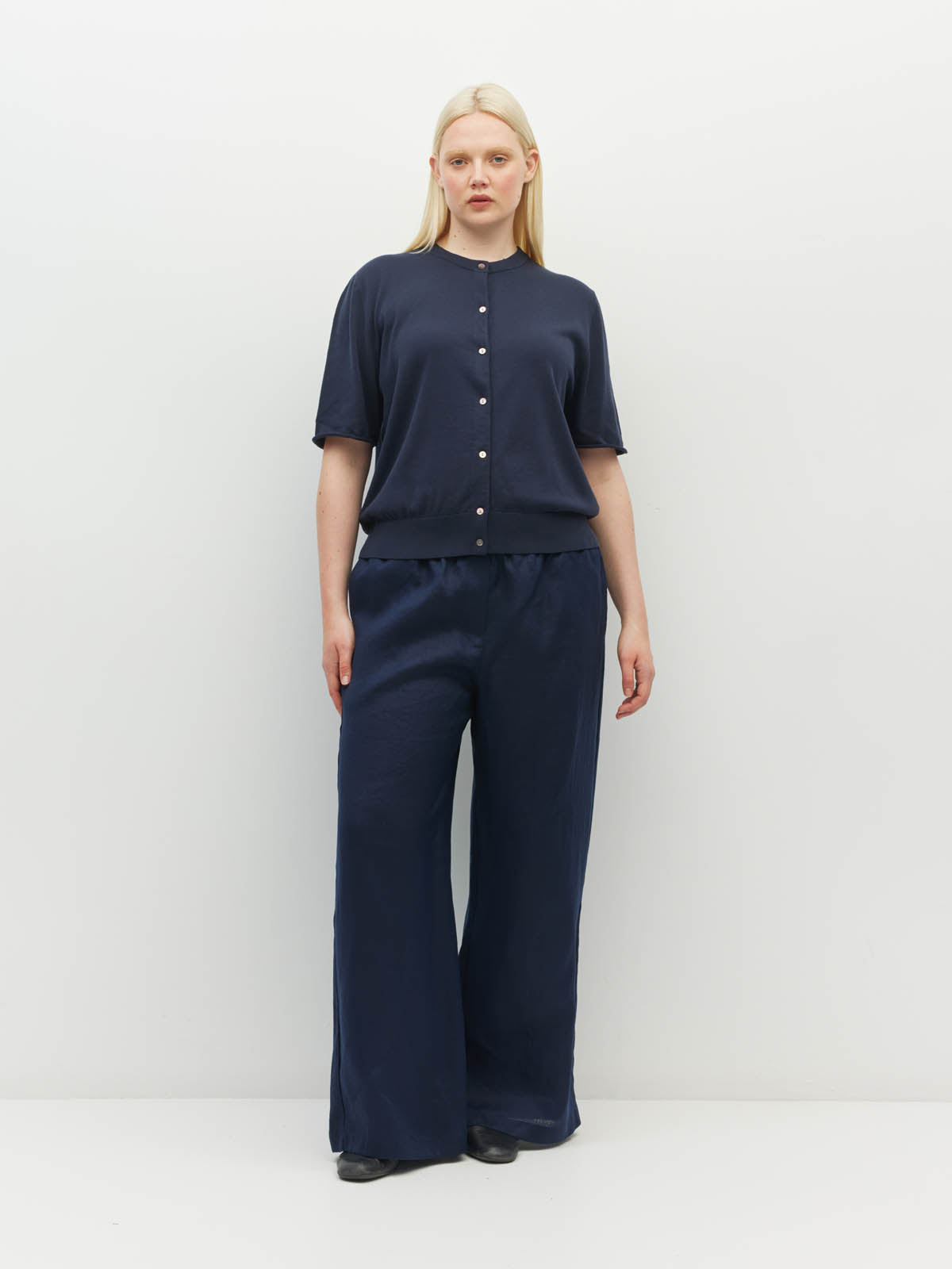 JULIETTE HOGAN TWIN T CARDI (LIGHT COTTON KNIT)