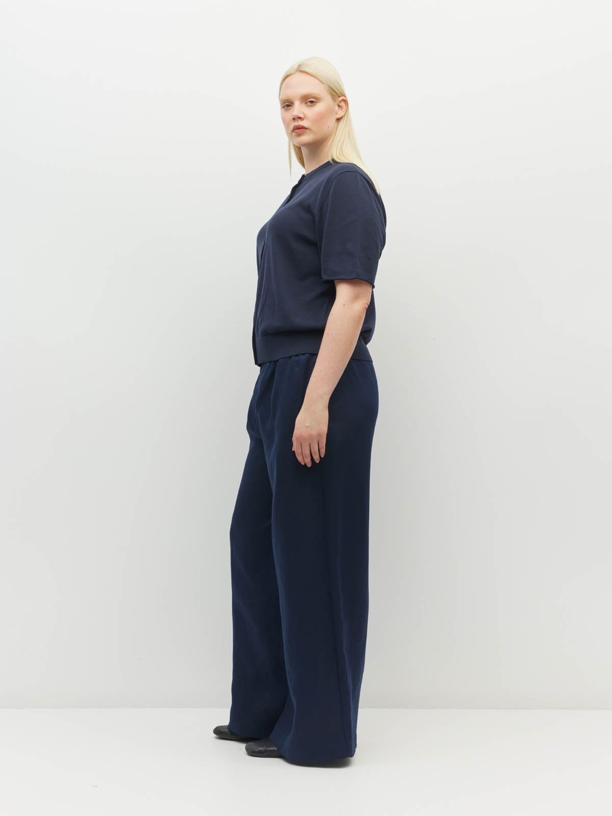 JULIETTE HOGAN TWIN T CARDI (LIGHT COTTON KNIT)