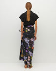 JULIETTE HOGAN BORDER SARONG (AFTERGLOW FLORAL COTTON)