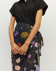 JULIETTE HOGAN BORDER SARONG (AFTERGLOW FLORAL COTTON)
