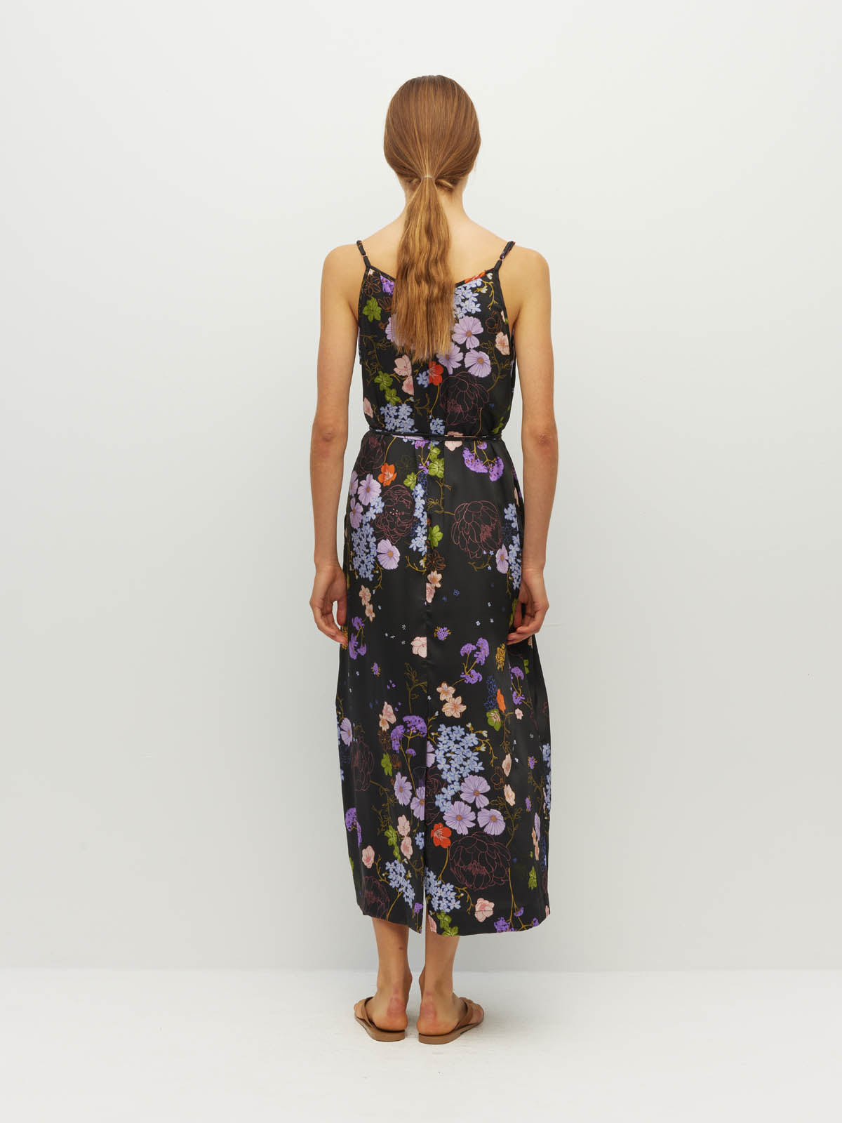 JULIETTE HOGAN ALWAYS SLIP DRESS (AFTERGLOW FLORAL TWILL)