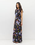 JULIETTE HOGAN ARC DRESS (AFTERGLOW FLORAL TWILL)