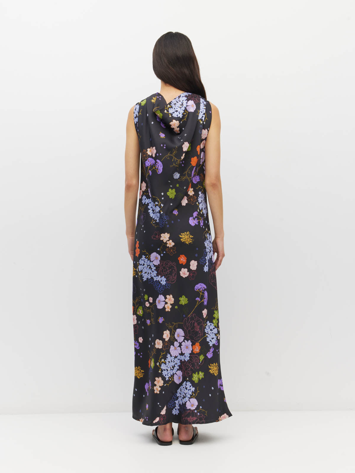 JULIETTE HOGAN ARC DRESS (AFTERGLOW FLORAL TWILL)