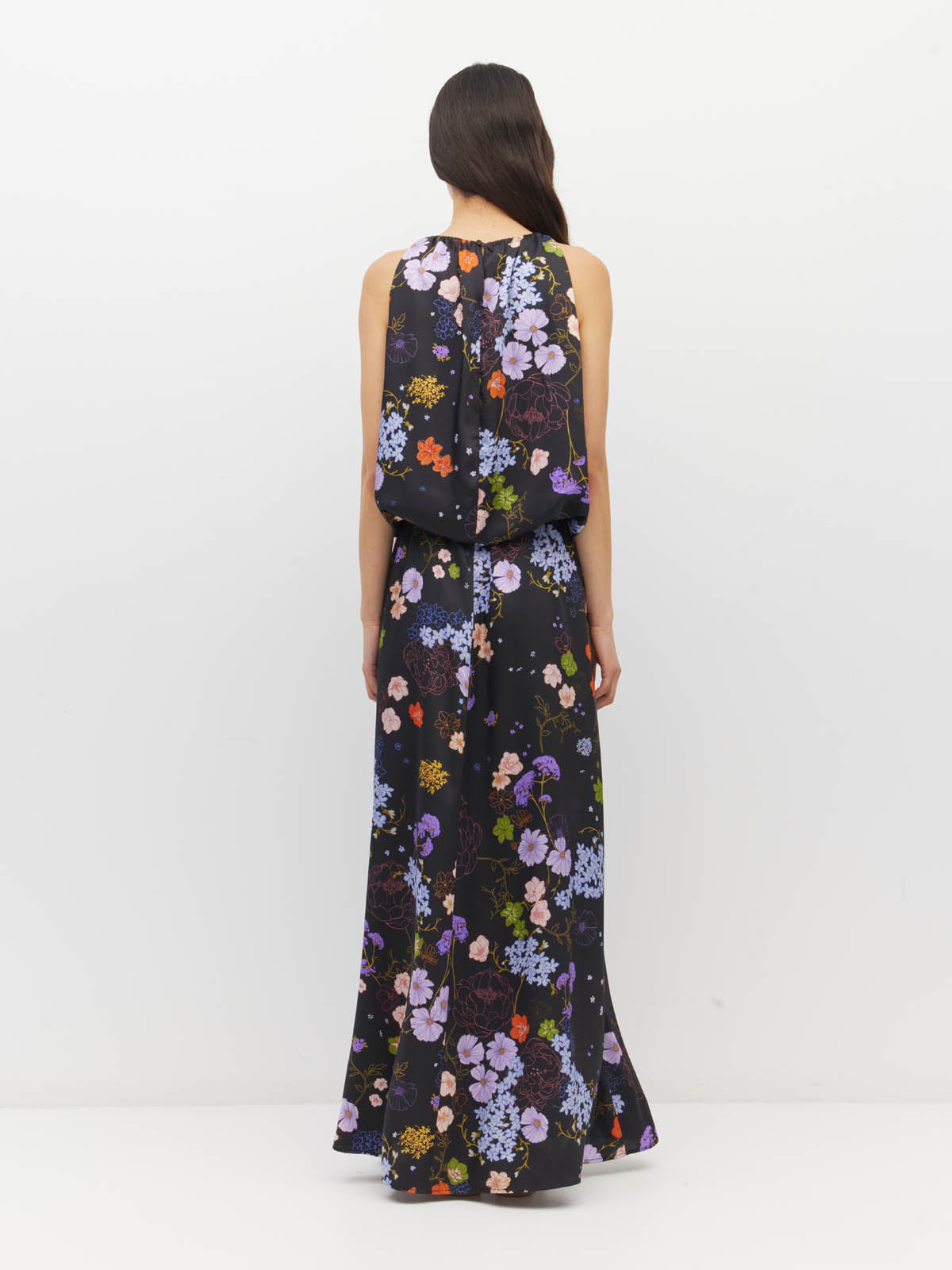 JULIETTE HOGAN ARIA DRESS (AFTERGLOW FLORAL TWILL)
