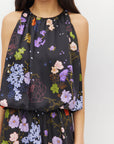 JULIETTE HOGAN ARIA DRESS (AFTERGLOW FLORAL TWILL)