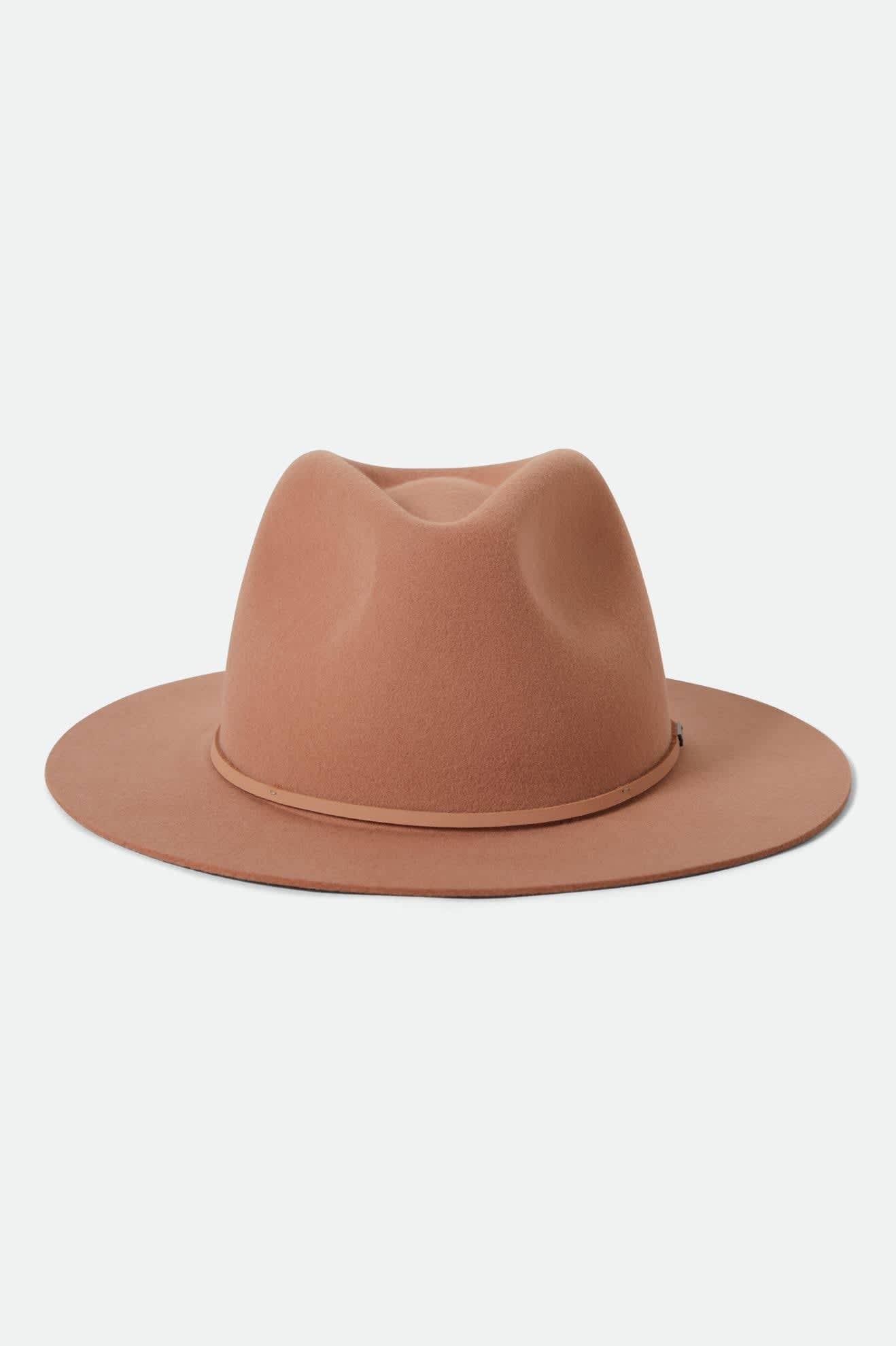 BRIXTON WESLEY FEDORA - ITALIAN CLAY