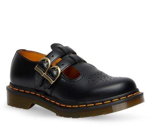DR MARTENS MARY JANE BLACK SMOOTH