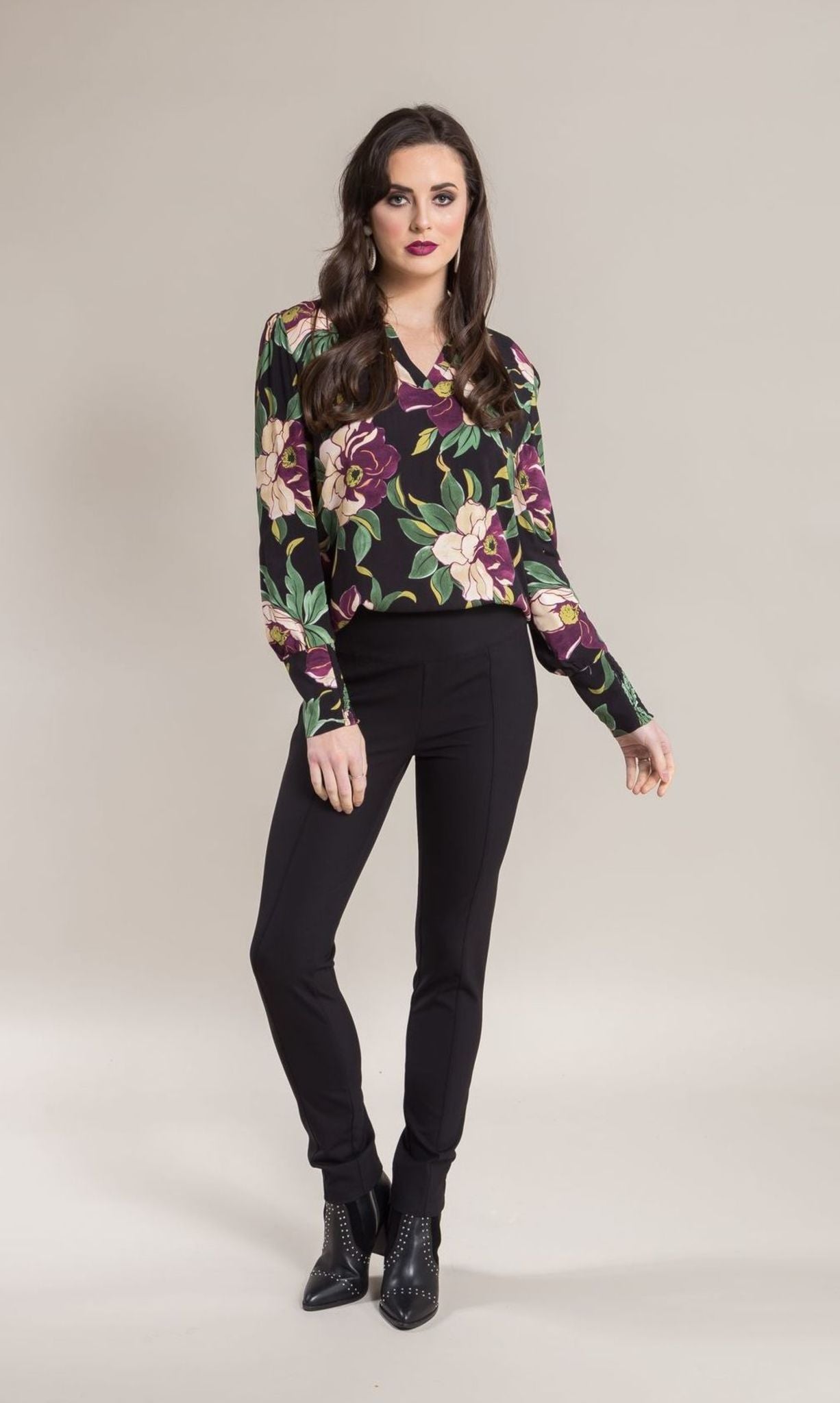 VASSALLI SKINNY LEG FULL LENGTH PULL ON