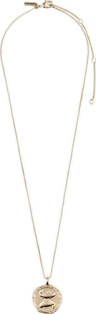 PILGRIM PISCES ZODIAC SIGN GOLD