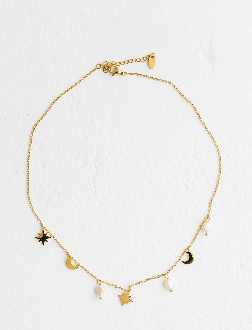 INDIGO &amp; WOLFE  MOONSTRUCK NECKLACE