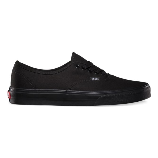 Vans authentic leather sales black size 7