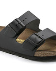 BIRKENSTOCK ARIZONA SMOOTH LEATHER - REGULAR - BLACK