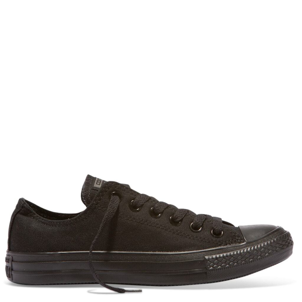 CONVERSE LOW CANVAS - MONO BLACK